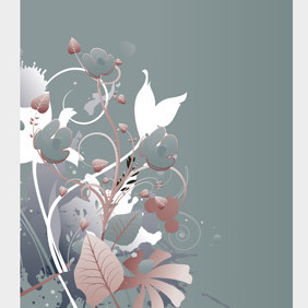 Free Vector Of The Day #62: Floral Illustration - бесплатный vector #204325
