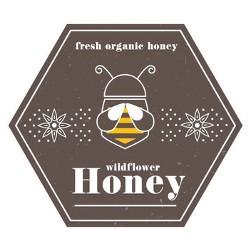 Vintage Honey Label - Free vector #205645