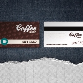 Gift Card Template - Free vector #206975