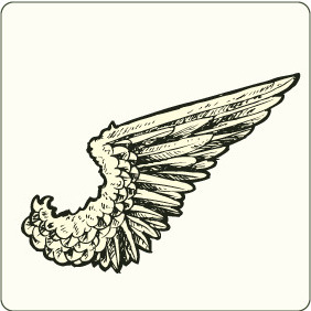 Wing 7 - vector #207485 gratis