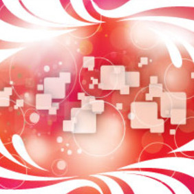 Abstract Designs In Red Squars Background - Kostenloses vector #207635