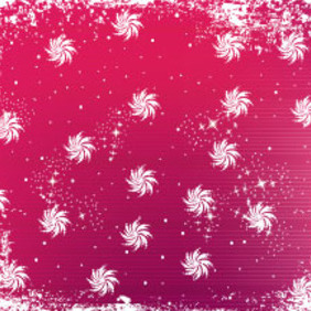 Pink Ornament Dotted Vector Background - vector gratuit #207645 