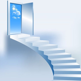 Stairway Illustration - vector #208185 gratis