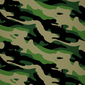 Army Camouflage Seamless Vector Pattern - vector gratuit #210035 