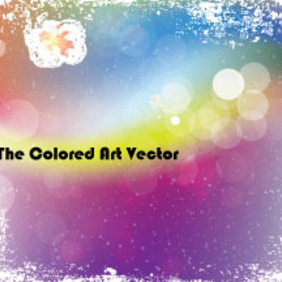 Grunge Transprent Colored Art Vector - vector #210665 gratis