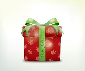 Merry Christmas Present - Kostenloses vector #211855