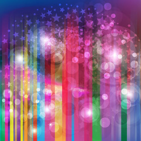 Abstract Glowing Rainbow Free Vector - Free vector #212055