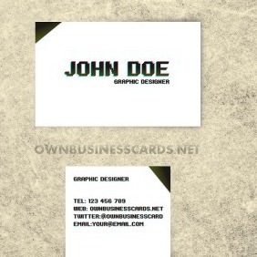 Business Card For Graphic Designers - vector gratuit #212725 