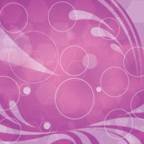 Emplty Circles In Abstract Purple Background - vector #212815 gratis