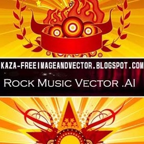 Rock Music Free Vector - бесплатный vector #212935