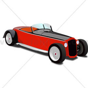 Hot Rod Coupe - Free vector #213655
