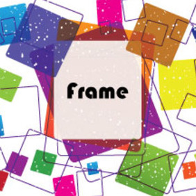 Colored Dotted Frame Free Design Graphic - vector #213785 gratis