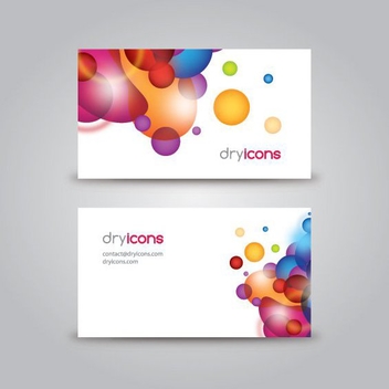 Business Card Template - Free vector #214225