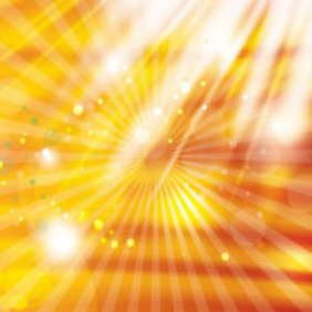 Abstract Golden Background With White Light - vector gratuit #214725 