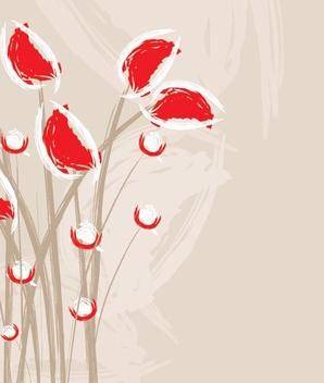 Artistic Flowers - Free vector #215685