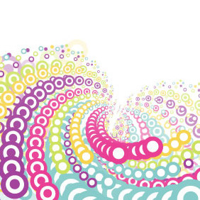 Colorful Whirlpool Vector - Free vector #216325