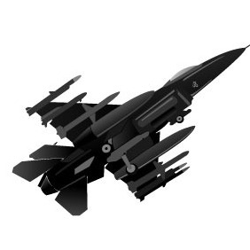 Jet Fighter Vector Image - бесплатный vector #216575