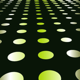 Abstract Green Dots Background VP - Free vector #216885