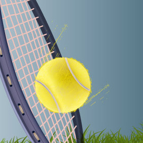 Tennis Shot - vector gratuit #217155 