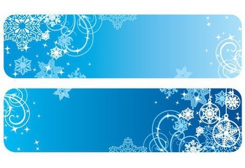 Winter Banners - Free vector #217645