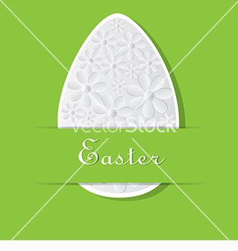 Free green card for easter vector - vector gratuit #217735 
