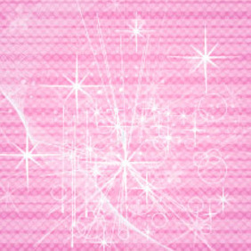 Abstract Stars Pink Vector Background - бесплатный vector #217775