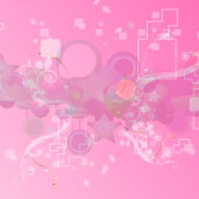 Pink Retro Art Design - vector gratuit #218065 