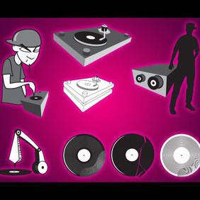 DJ Vector Graphics - vector #218935 gratis