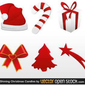 Christmas Icons - Free vector #219175