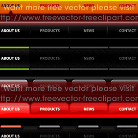 Website Vector Navigation - бесплатный vector #220185