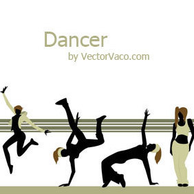 Dancer Vector Illustration - vector gratuit #220245 