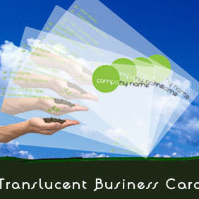 Translucent Business Cards - vector gratuit #220955 