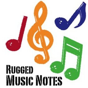 Rugged Music Notes - Free vector #221315