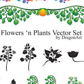 Flowers n Plants - vector #222665 gratis