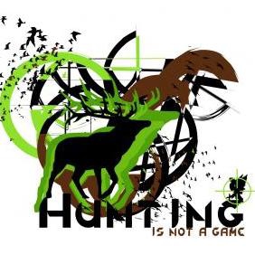 Is Not A Game Hunting Vector - Kostenloses vector #223315