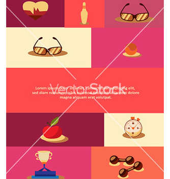 Free with sport elements vector - Free vector #224225