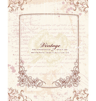 Free frame with floral vector - vector #224705 gratis