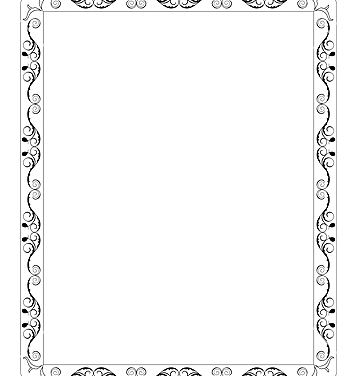 Free Filigree Border Vector Free Vector Download 267735 | CannyPic