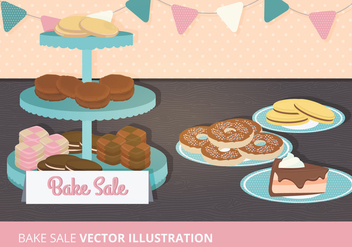 Bake Sale Vector Illustration - vector gratuit #274025 