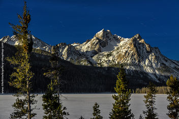 Stanley lake by moon light - Free image #290765