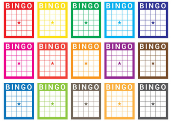 Bingo Card Vector - Kostenloses vector #301815