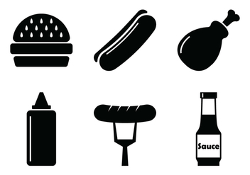 BBQ Vector Icons - Free vector #302195