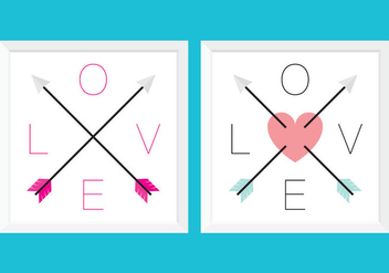 Love Design Vectors - vector gratuit #302615 