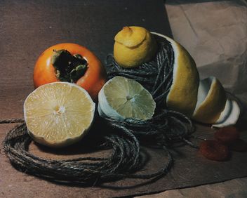 Lemon pee and dried apricot - Free image #302845