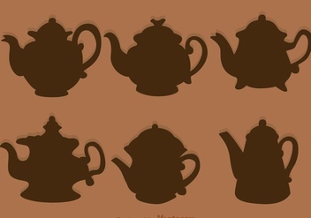 Arabic Coffee Pot Silhouette - бесплатный vector #303115
