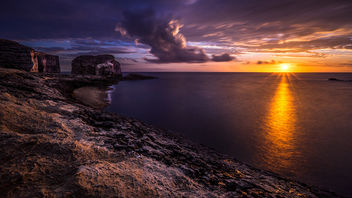 Fungus rock at sunset - Gozo, Malta - Landscape photography - бесплатный image #303205