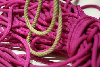 bright pink ropes #background #texture - image #304065 gratis
