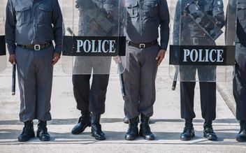 Policemen the parade ground - image #304645 gratis