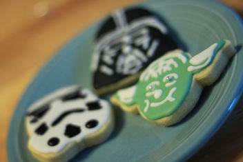 Star Wars Cookies for Moose's 5th Birthday - image #308755 gratis