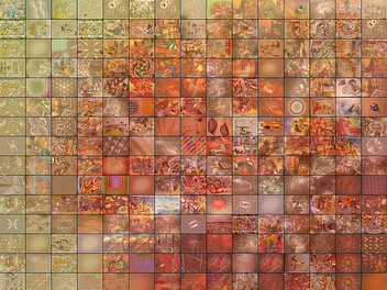 Orange - Fractal Mosaic - image #309915 gratis